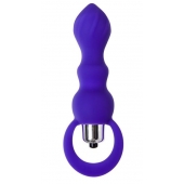 Фиолетовая анальная вибровтулка Curvy - 14 см. - ToyFa в Симферополе Фиолетовая анальная вибровтулка Curvy - 14 см. - ToyFa