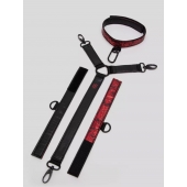 Ошейник с наручниками Reversible Faux Leather Collar and Wrist - Fifty Shades of Grey - купить с доставкой в Симферополе