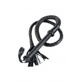 Длинный кожаный кнут с хлопушками на конце - ToyFa - купить с доставкой в Симферополе