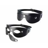 Черная кожаная маска  Новичок - Sitabella - купить с доставкой в Симферополе