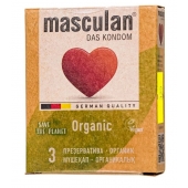Экологически чистые презервативы Masculan Organic - 3 шт. - Masculan - купить с доставкой в Симферополе