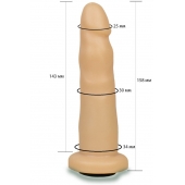 Телесная насадка Harness - 15,8 см. - LOVETOY (А-Полимер) - купить с доставкой в Симферополе