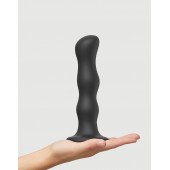 Черная насадка Strap-On-Me Dildo Geisha Balls size XL - Strap-on-me - купить с доставкой в Симферополе