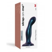 Темно-синяя насадка Strap-On-Me Dildo Plug Snaky size M - Strap-on-me - купить с доставкой в Симферополе