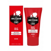 Крем-пролонгатор CBD from Amsterdam Delay Cream - 50 мл. - Shots Media BV - купить с доставкой в Симферополе