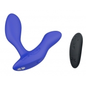 Синий анальный вибратор We-Vibe Vector+ - We-vibe - в Симферополе купить с доставкой