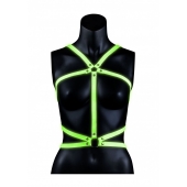 Портупея Body Harness с неоновым эффектом - размер L-XL - Shots Media BV - купить с доставкой в Симферополе