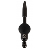Черный уретральный вибростимулятор Vibrating Penis Plug - Orion - купить с доставкой в Симферополе