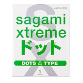 Презерватив Sagami Xtreme Type-E с точками - 1 шт. - Sagami - купить с доставкой в Симферополе