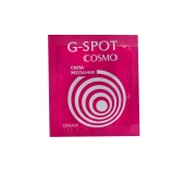 Стимулирующий интимный крем для женщин Cosmo G-spot - 2 гр. - Биоритм - купить с доставкой в Симферополе