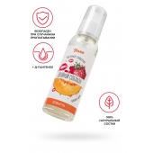 Съедобная гель-смазка Yovee «Двойной соблазн» с Д-пантенолом и вкусом клубники и дыни - 100 мл. - ToyFa - купить с доставкой в Симферополе