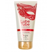 Интимный гель на водной основе Lube Tube Hot с разогревающим эффектом - 150 мл. - ORGIE - купить с доставкой в Симферополе