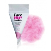 Съедобное согревающее массажное масло Love Me Tender Cotton Candy с ароматом сладкой ваты - 10 мл. - Love to Love - купить с доставкой в Симферополе
