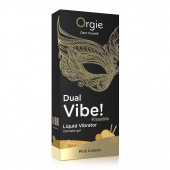 Съедобный гель Dual Vibe Pina Colada с эффектом вибрации и вкусом коктейля пина колада - 15 мл. - ORGIE - купить с доставкой в Симферополе