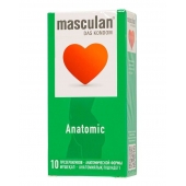 Презервативы анатомической формы Masculan Anatomic - 10 шт. - Masculan - купить с доставкой в Симферополе