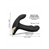 Черный вибромассажер простаты Multi P-Joy с 3 моторами - Dorcel - в Симферополе купить с доставкой