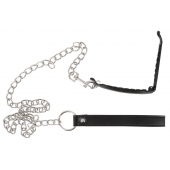 Зажим для половых губ с поводком Pussy Clamp With A Leash - Orion - купить с доставкой в Симферополе