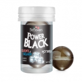 Интимный гель Power Black Hot Ball с охлаждающе-разогревающим эффектом (2 шарика по 3 гр.) - HotFlowers - купить с доставкой в Симферополе