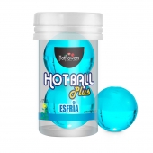 Лубрикант на масляной основе Hot Ball Plus с охлаждающим эффектом (2 шарика по 3 гр.) - HotFlowers - купить с доставкой в Симферополе