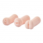 Набор из 3 мастурбаторов The Girl Next Door Tina - Dream Toys - в Симферополе купить с доставкой