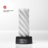 Белый 3D мастурбатор SPIRAL - Tenga - в Симферополе купить с доставкой