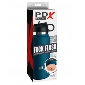Мастурбатор-вагина в синей колбе F*ck Flask - Pipedream - в Симферополе купить с доставкой