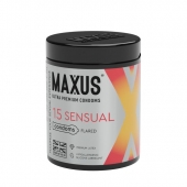 Анатомические презервативы MAXUS Sensual - 15 шт. - Maxus - купить с доставкой в Симферополе