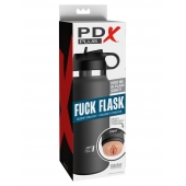 Серый мастурбатор в виде бутылки F*ck Flask - Pipedream - в Симферополе купить с доставкой