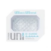 Прозрачный мастурбатор-стимулятор Tenga Uni Diamond - Tenga - в Симферополе купить с доставкой