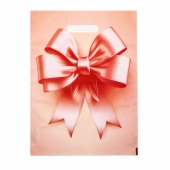 Пакет с принтом в виде банта с вырубной ручкой (30х40 см) - Сима-Ленд - купить с доставкой в Симферополе