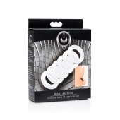 Комплект из 6 прозрачных эрекционных колец Ring Master Custom Ball Stretcher Kit - XR Brands - в Симферополе купить с доставкой