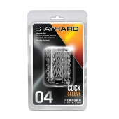 Прозрачная насадка с бороздками STAY HARD COCK SLEEVE 04 CLEAR - Blush Novelties - в Симферополе купить с доставкой