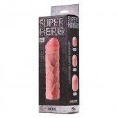 Фаллоудлинитель SUPER HERO Dewil - 17,5 см. - Lola Games - в Симферополе купить с доставкой