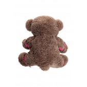 Бондажный набор: бурый мишка с розовыми оковами и наручниками - Pecado - купить с доставкой в Симферополе