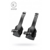 Черные подвесы с белой строчкой - Pecado - купить с доставкой в Симферополе