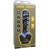 Черно-синяя мини-машина на присоске Tendril Thruster - 21,6 см. - Doc Johnson - купить с доставкой в Симферополе