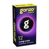 Презервативы с анестетиком для продления удовольствия Ganzo Long Love - 12 шт. - Ganzo - купить с доставкой в Симферополе