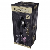 Серебристая анальная втулка Mini Metal Butt Plug Size M с розовым кристаллом - Adrien Lastic в Симферополе Серебристая анальная втулка Mini Metal Butt Plug Size M с розовым кристаллом - Adrien Lastic