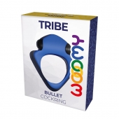 Синее эрекционное кольцо Wooomy Tribeс с вибрацией - Adrien Lastic - в Симферополе купить с доставкой