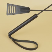 Черный кожаный стек «Сириус» - 60 см. - Sitabella - купить с доставкой в Симферополе