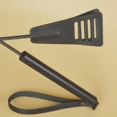 Черный кожаный стек «Сириус» - 60 см. - Sitabella - купить с доставкой в Симферополе