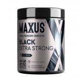Черные утолщенные презервативы MAXUS Extra Strong с железным кейсом - 15 шт. - Maxus - купить с доставкой в Симферополе