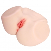 Мастурбатор-полуторс с двойным слоем материала и вибрацией Jenny Onahole Real Vagina - KOKOS - в Симферополе купить с доставкой