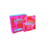 Презервативы с разогревающим эффектом Expert Hot Love - 3 шт. - Expert - купить с доставкой в Симферополе