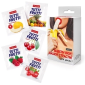Набор из 5 саше съедобных смазок Tutti-Frutti - Биоритм - купить с доставкой в Симферополе