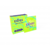 Ультратонкие презервативы Expert Invisible - 3 шт. - Expert - купить с доставкой в Симферополе
