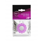 Лиловое эрекционное кольцо с 2 рядами стимулирующих шариков - Erowoman-Eroman - в Симферополе купить с доставкой