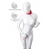 Красный ошейник с подкладкой из меха - ToyFa - купить с доставкой в Симферополе