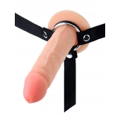 Мужской полый страпон на регулируемых ремнях - 18,5 см. - Sex Expert - купить с доставкой в Симферополе