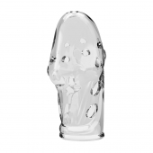 Прозрачная насадка на пенис Booker - 8 см. - Baile - в Симферополе купить с доставкой